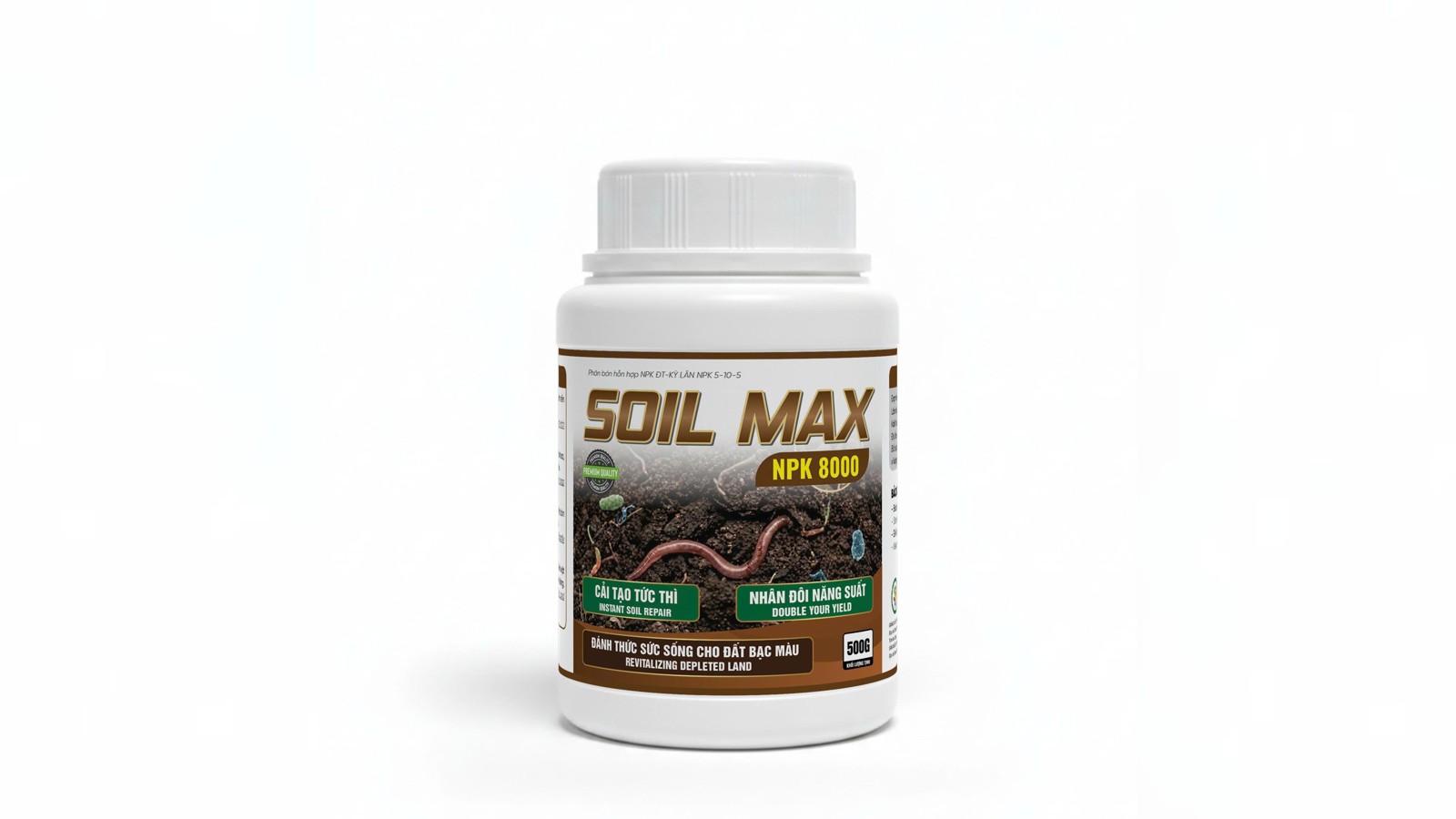 Soil Max NPK 8000 Là Gì? Công Dụng Cải Tạo Đất Chai & Cách Dùng